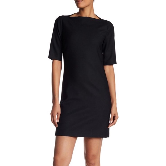 Theory Dresses & Skirts - THEORY Wool Faded Harkin B Boatneck Dress